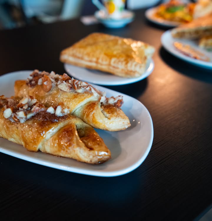 Selección de pastries de LaVidé Coffee